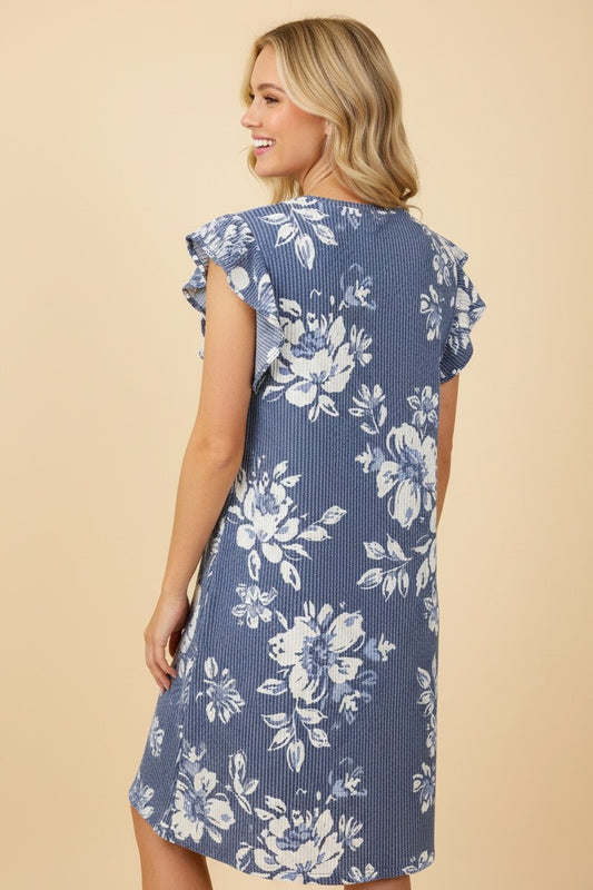 Coastal Blossom Dress w/ pockets