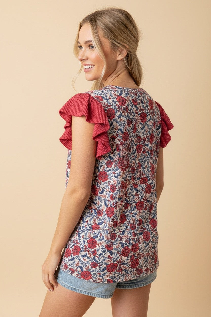 Americana Bloom Top
