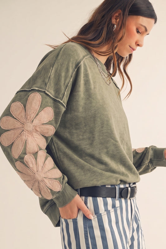The Olive Meadow Pullover