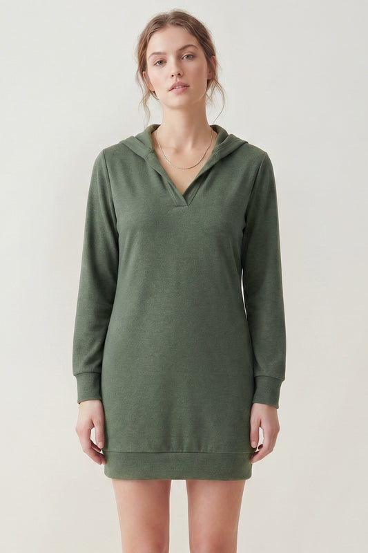 The Cozy Cabin Hoodie Dress