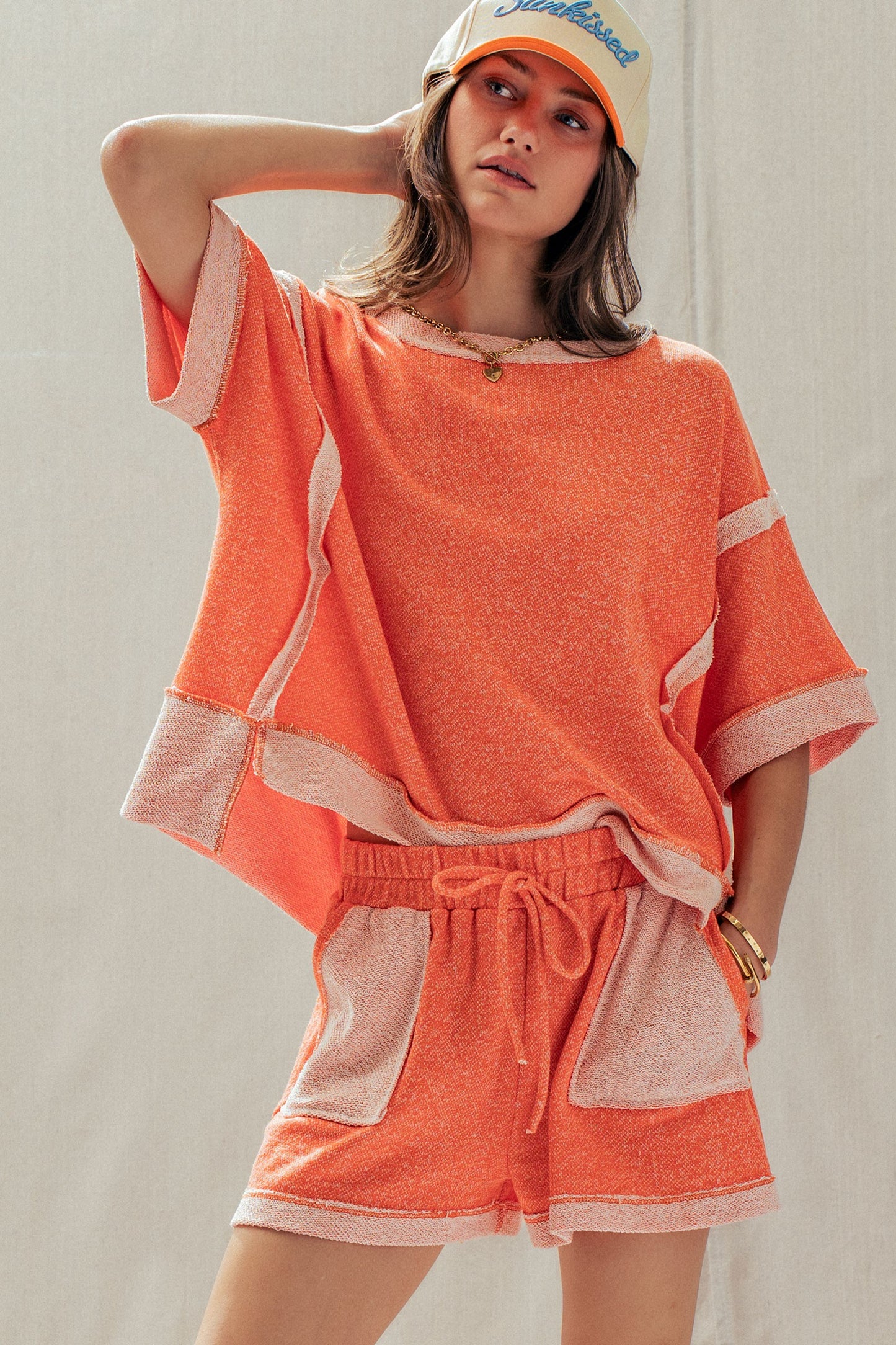 Relaxed Terry Tee & Shorts Set