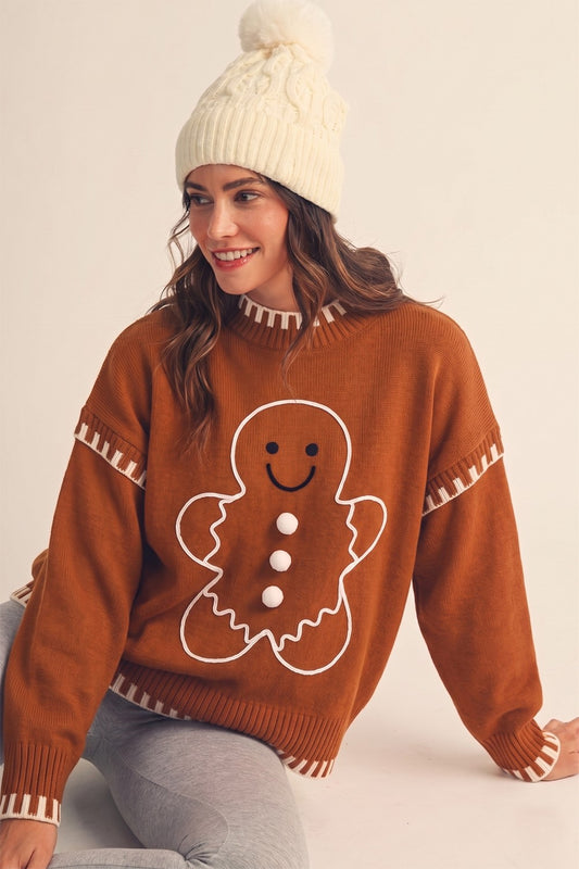 The Gingerbread House Sweater