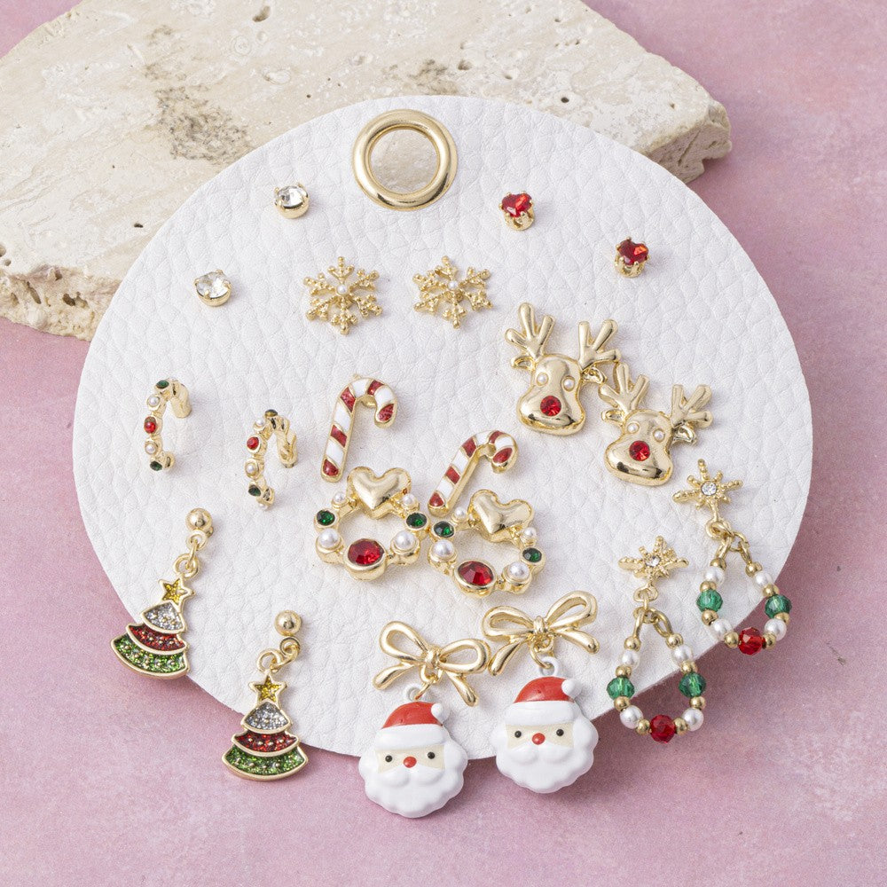 The Christmas Morning Jewelry Box Earring Set