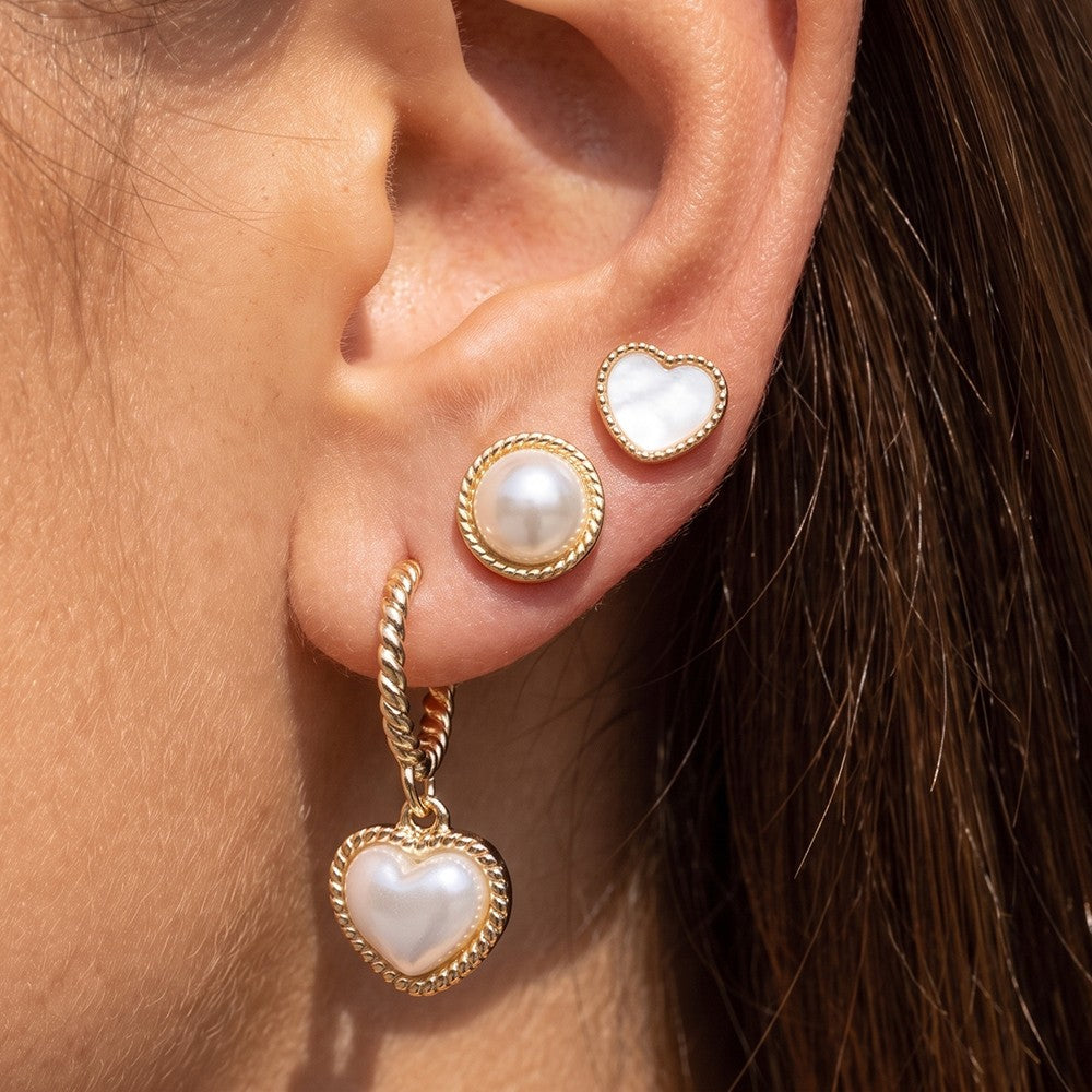 THE LOVE LETTER EARRING SET