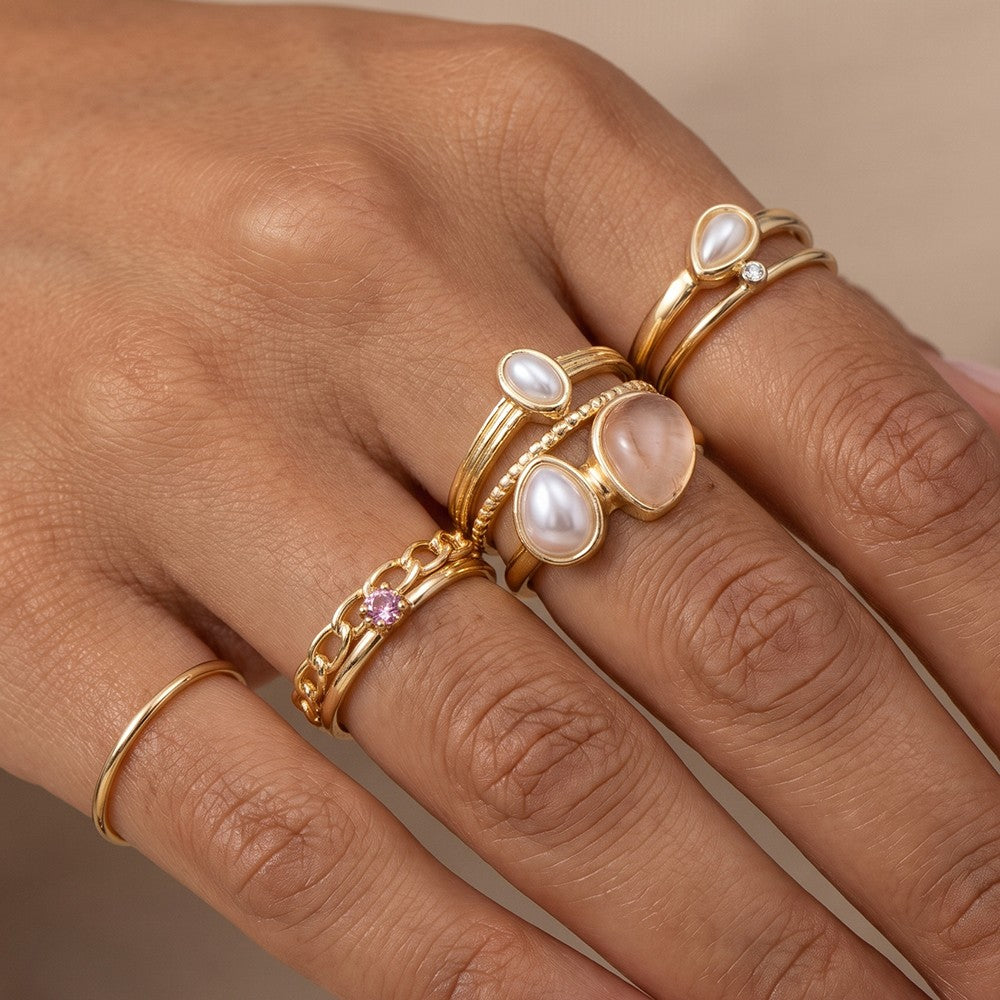 The Sunday in Paris Ring Stack