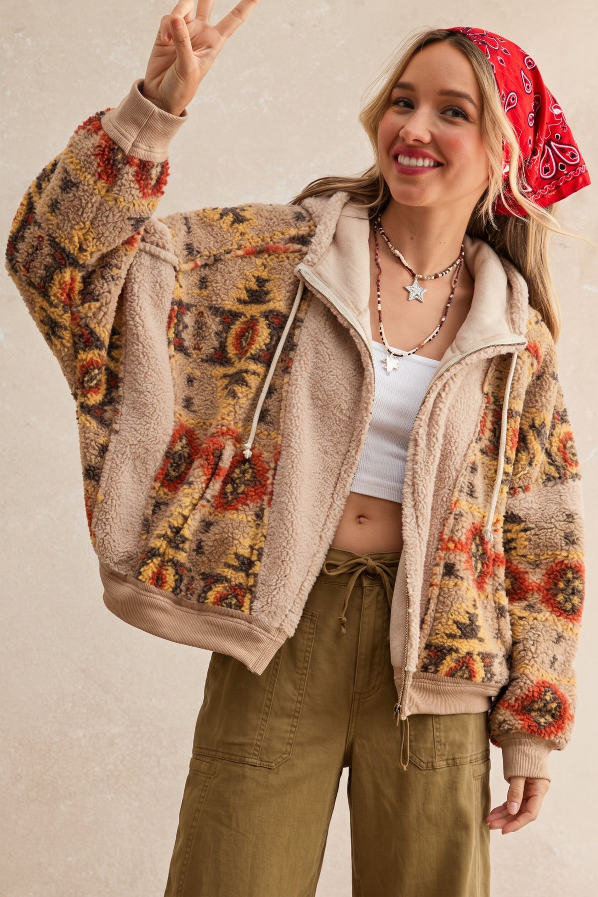 The Wildflower Canyon Sherpa Jacket