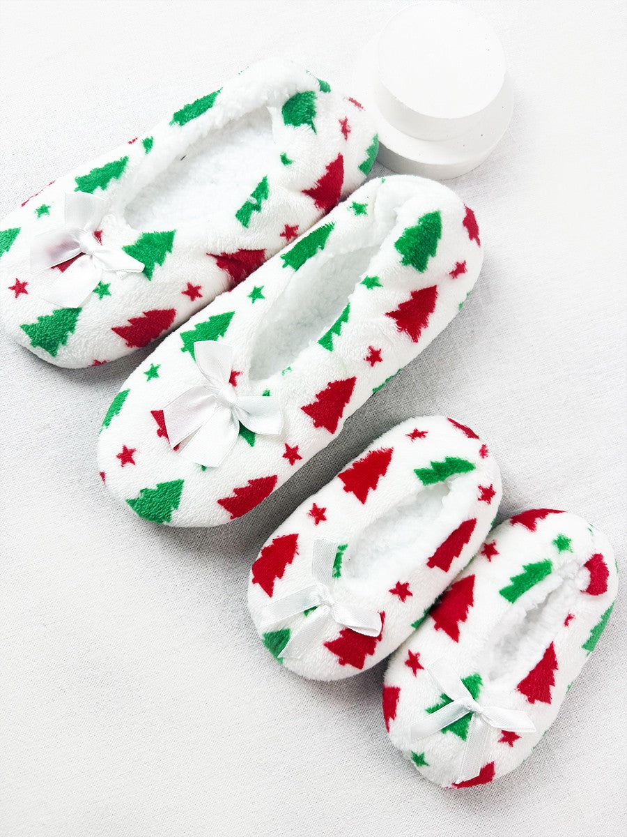 Home for the Holidays Family Slippers