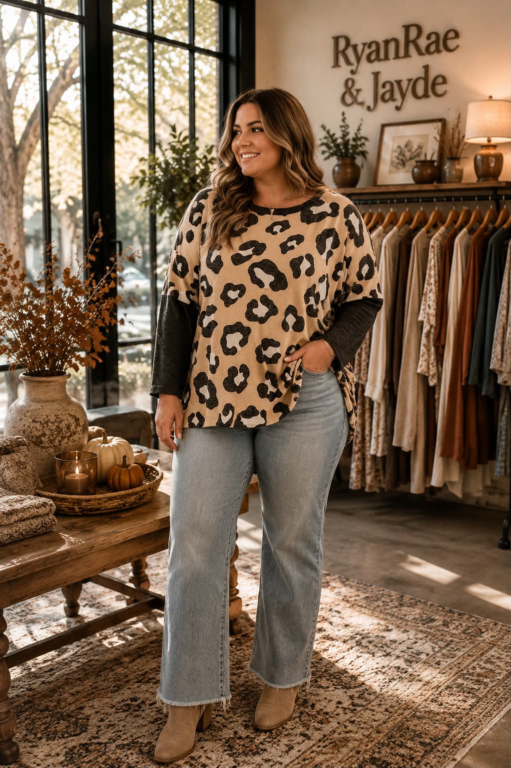 The Oak Hollow Leopard Top