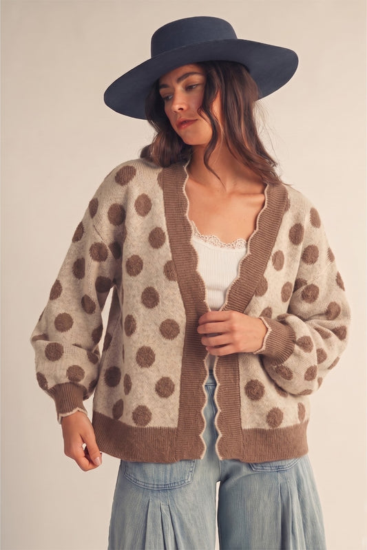 The Harvest Dot Cardigan