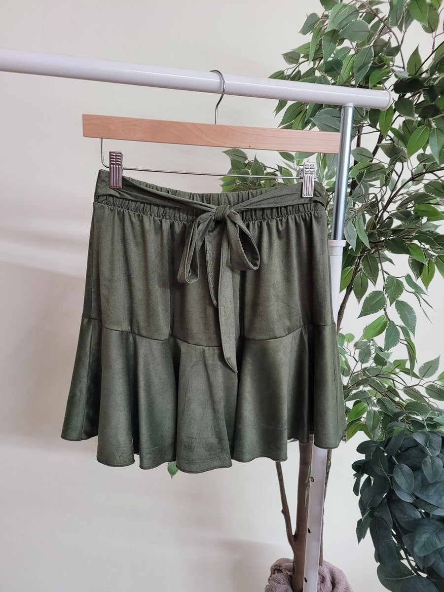 Olive green skort