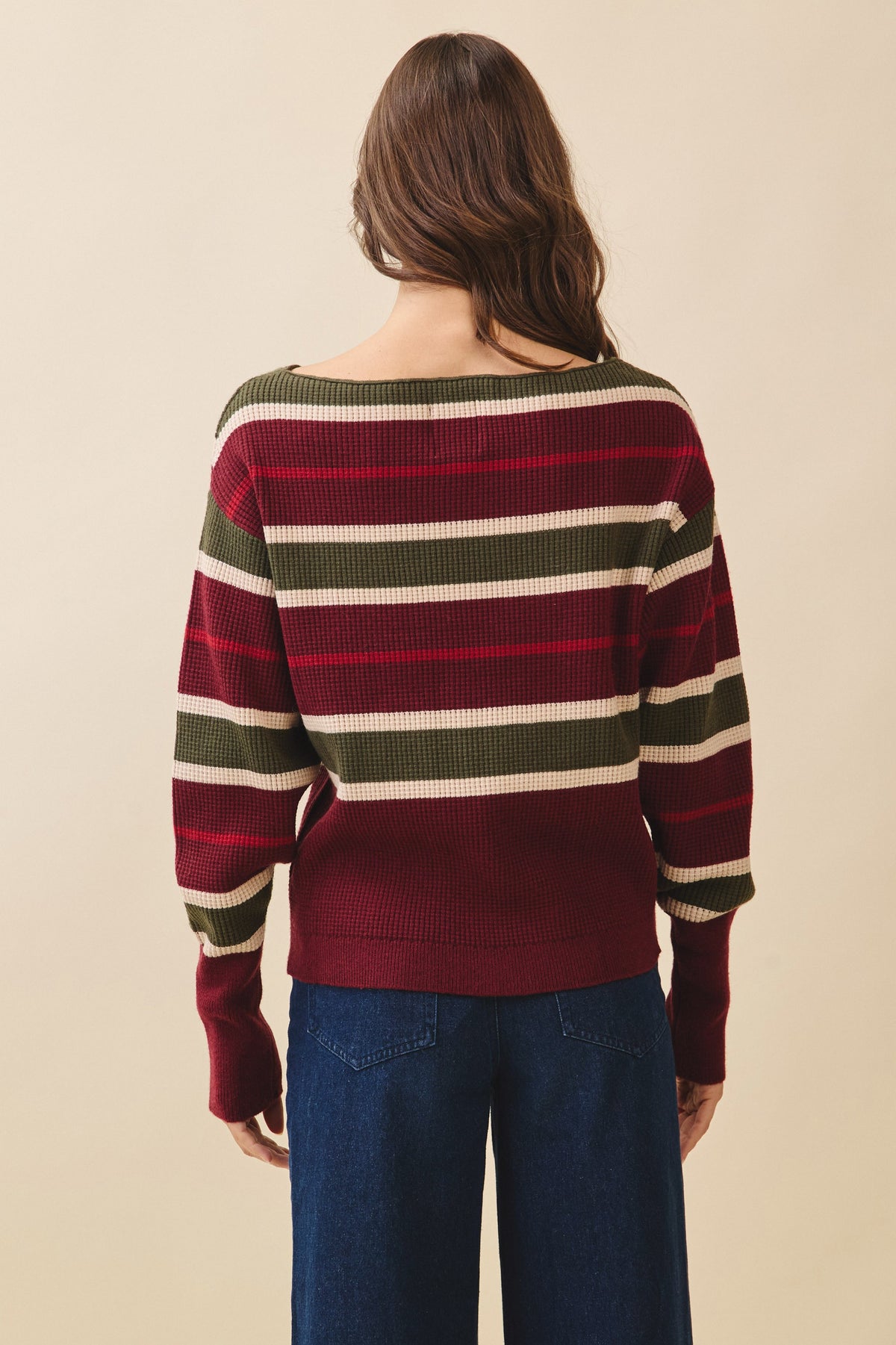 The Cranberry & Pines Sweater