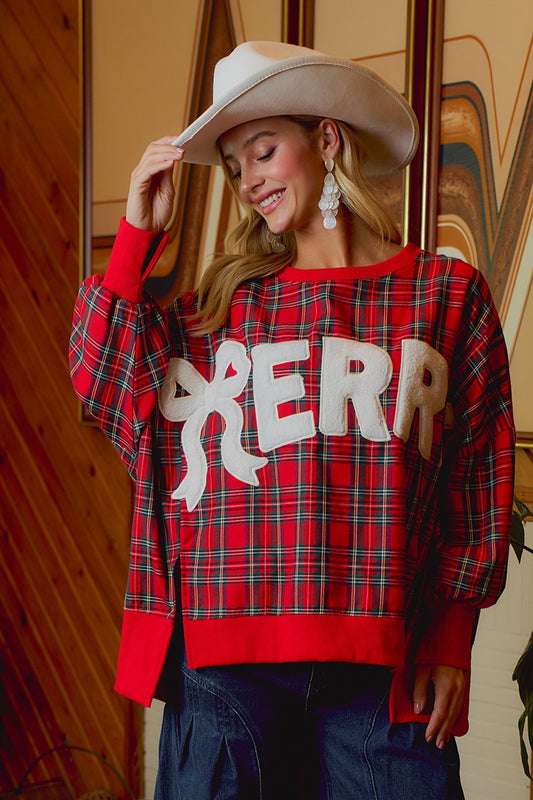 THE MERRY & PLAID SWEATER