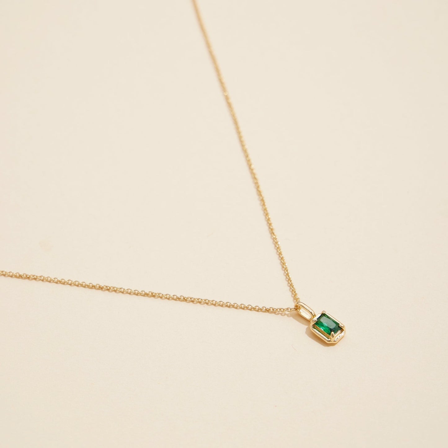 Glass Birthstone Set Necklace