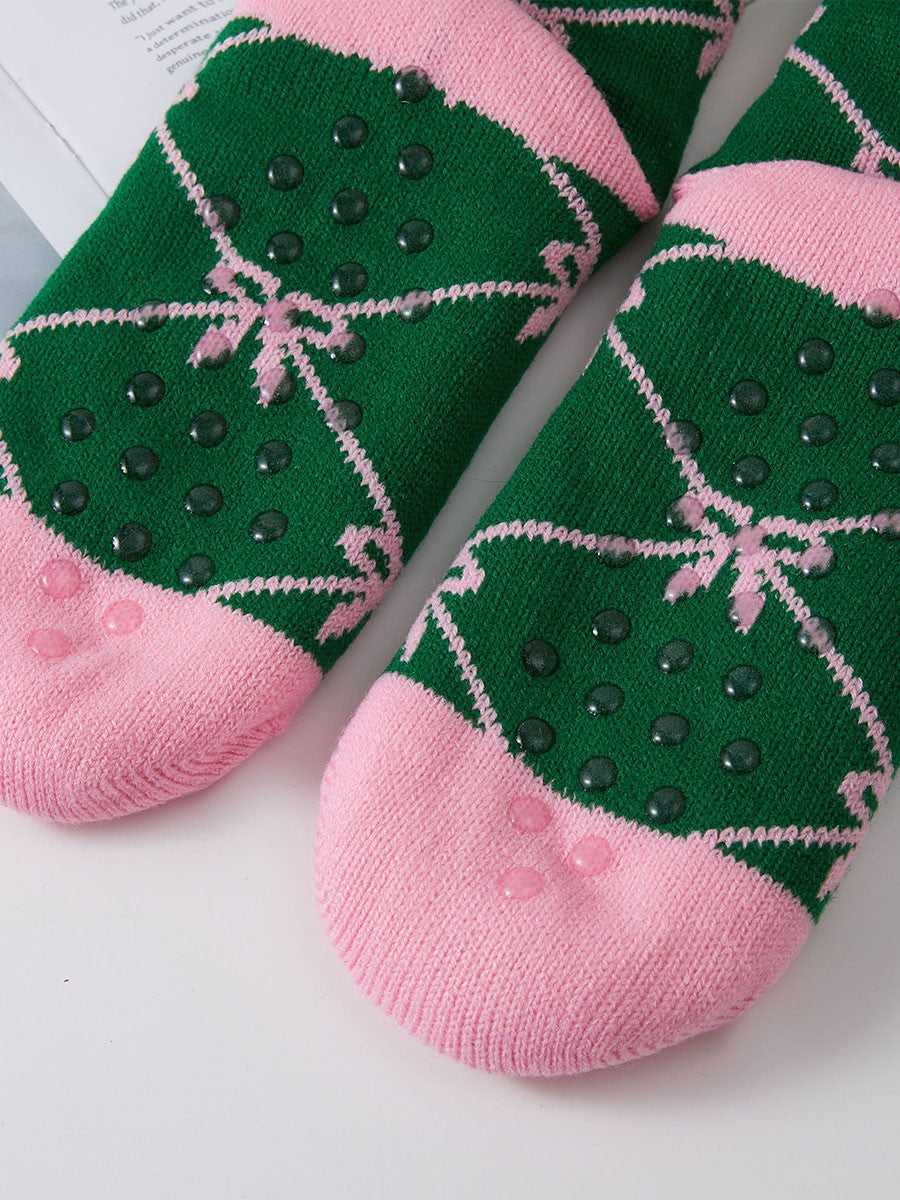 The Pink Christmas Club Cozy Socks