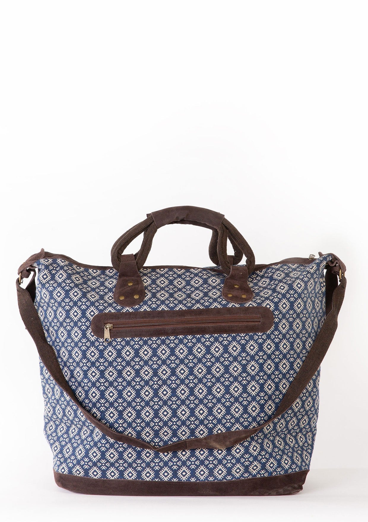 Authentic hand woven & beaded Embroidered Weekender Bag