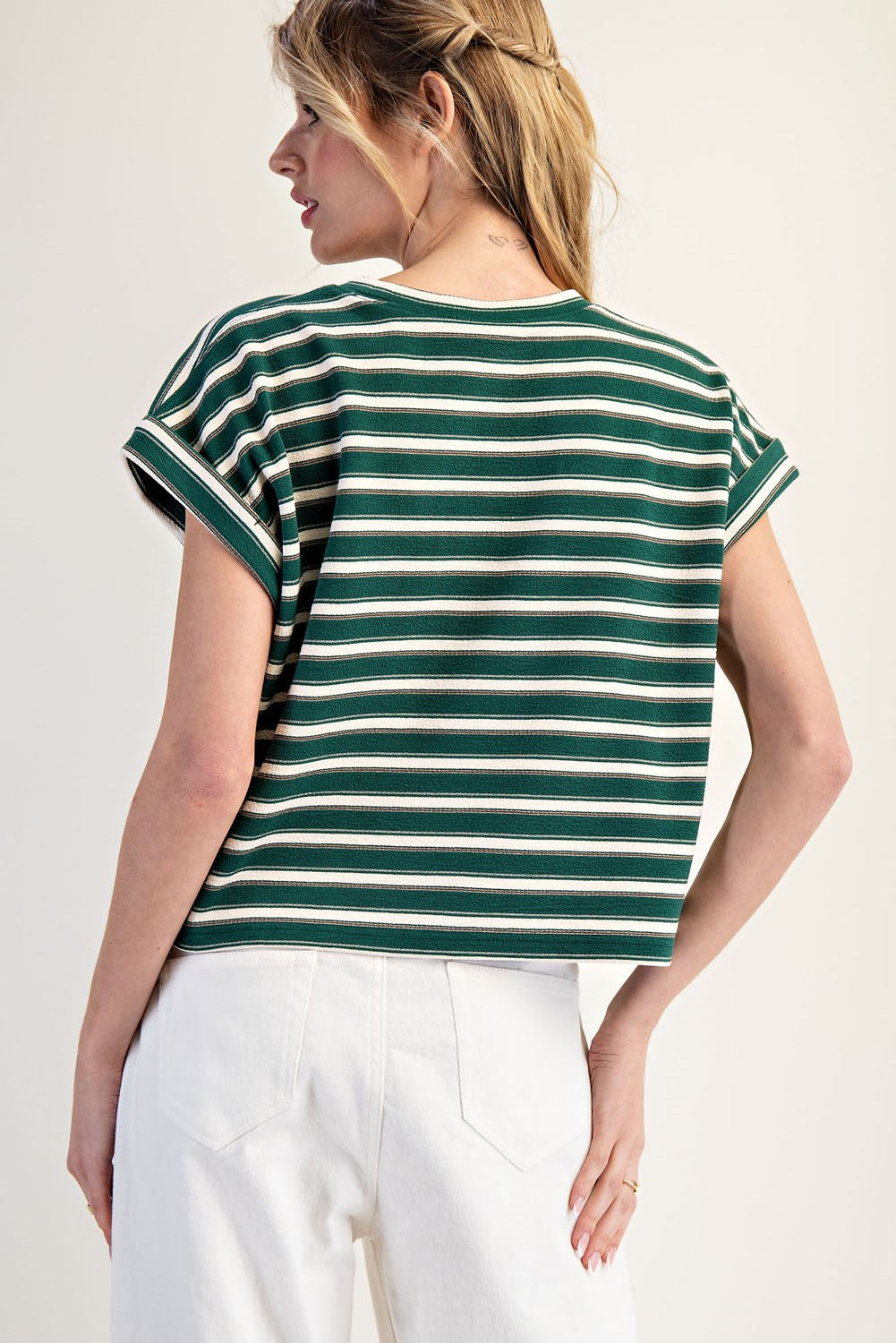 THE PARK AVENUE STRIPE TOP