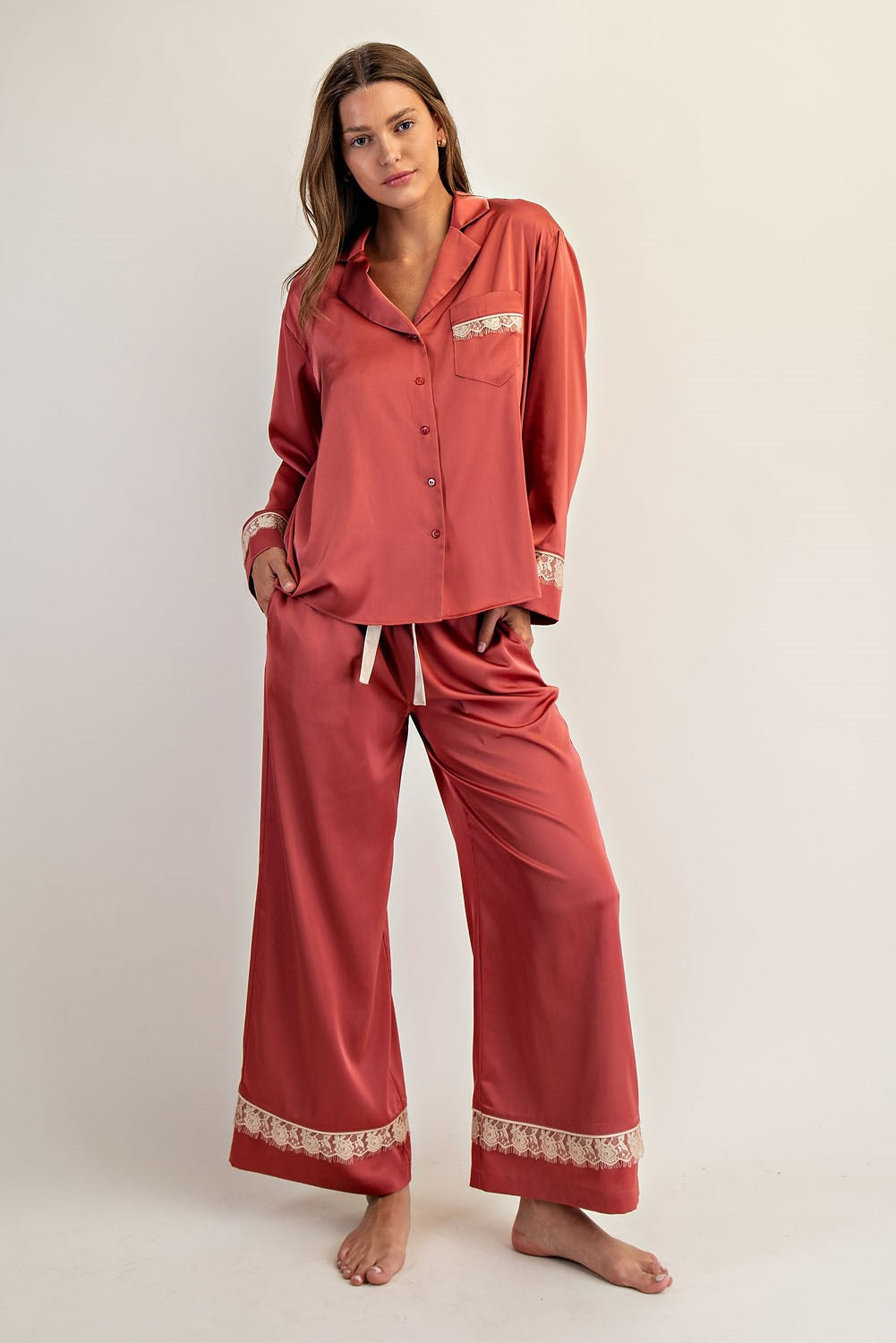 The Love Letter Satin Set