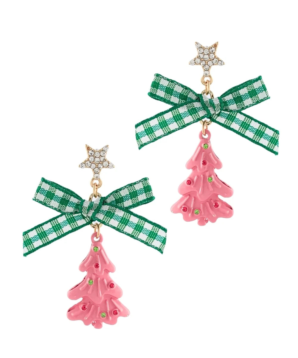 The Pink Christmas Society Earrings