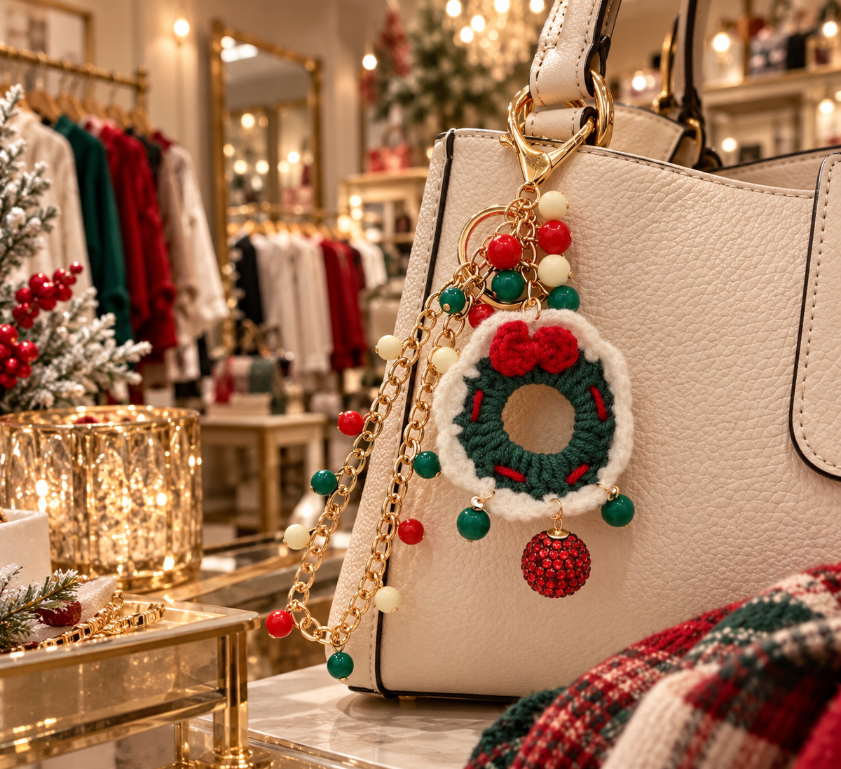 The Merry Little Wreath Charm