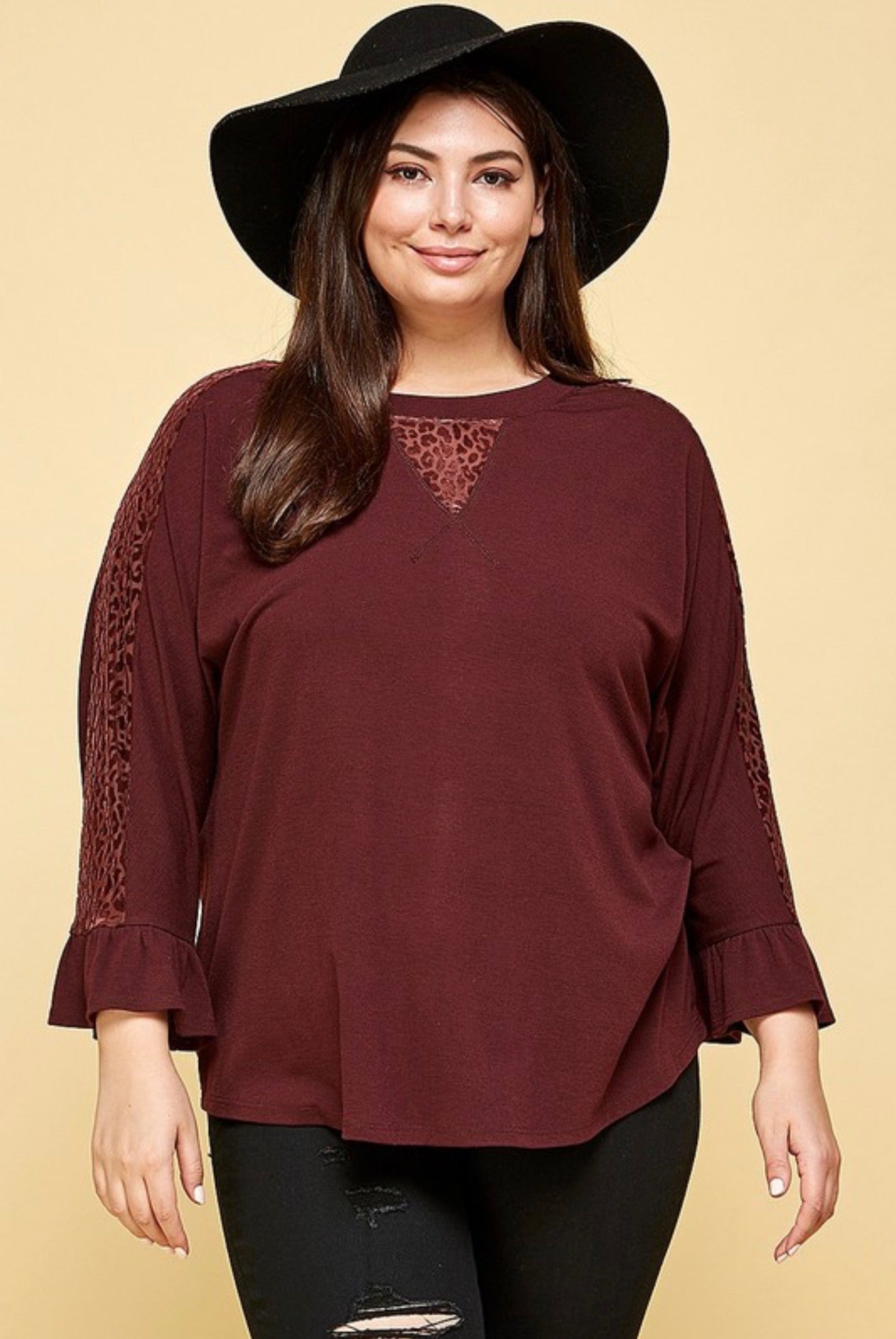 Dive into fall blouse