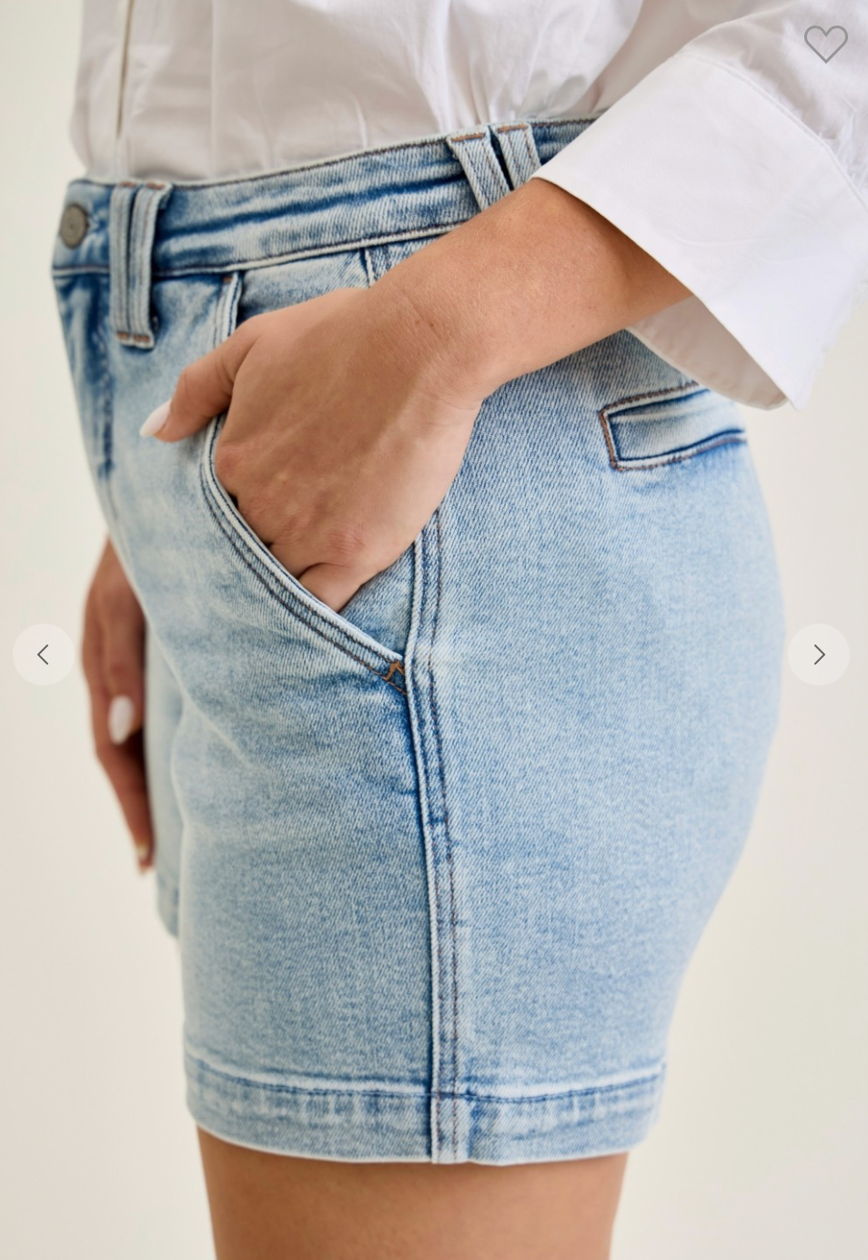 Judy Blue Hw Trouser Short