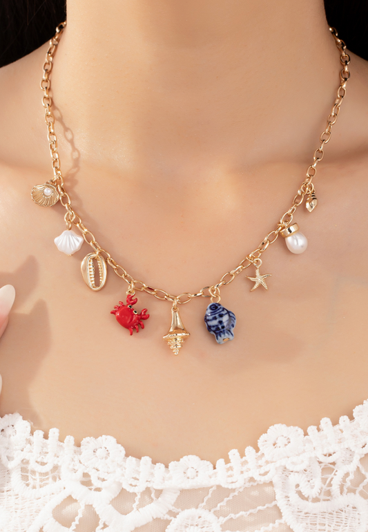 Coastal Charms Medley Necklace Coastal Charms Medley Necklace