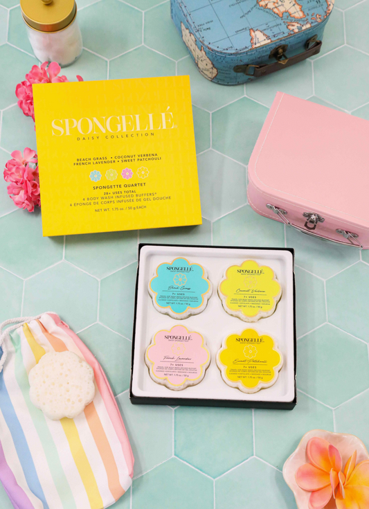 Spongelle Daisy Collection Spongette Quartet 2