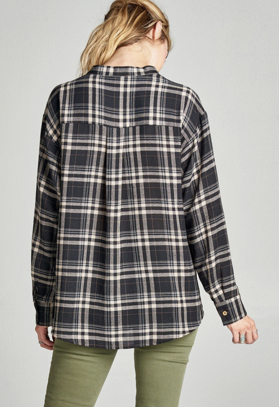 The Coffee & Plaid Top