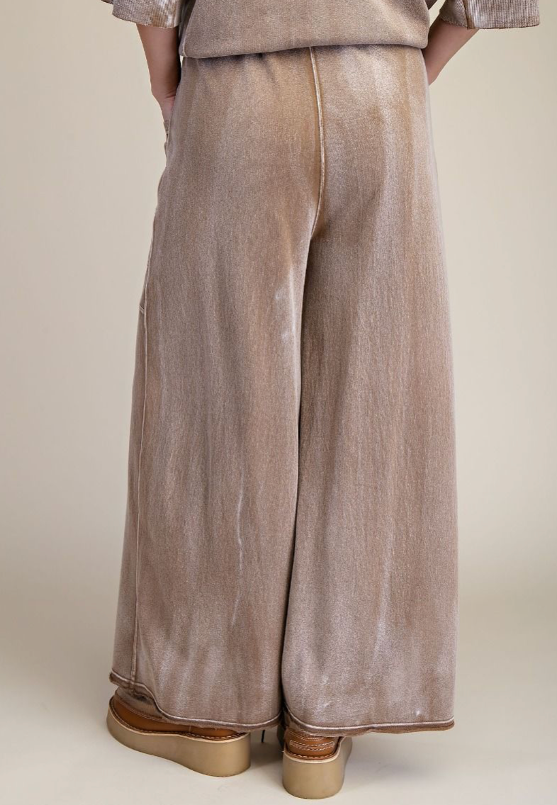MONKEY WASHED TERRY PANTS