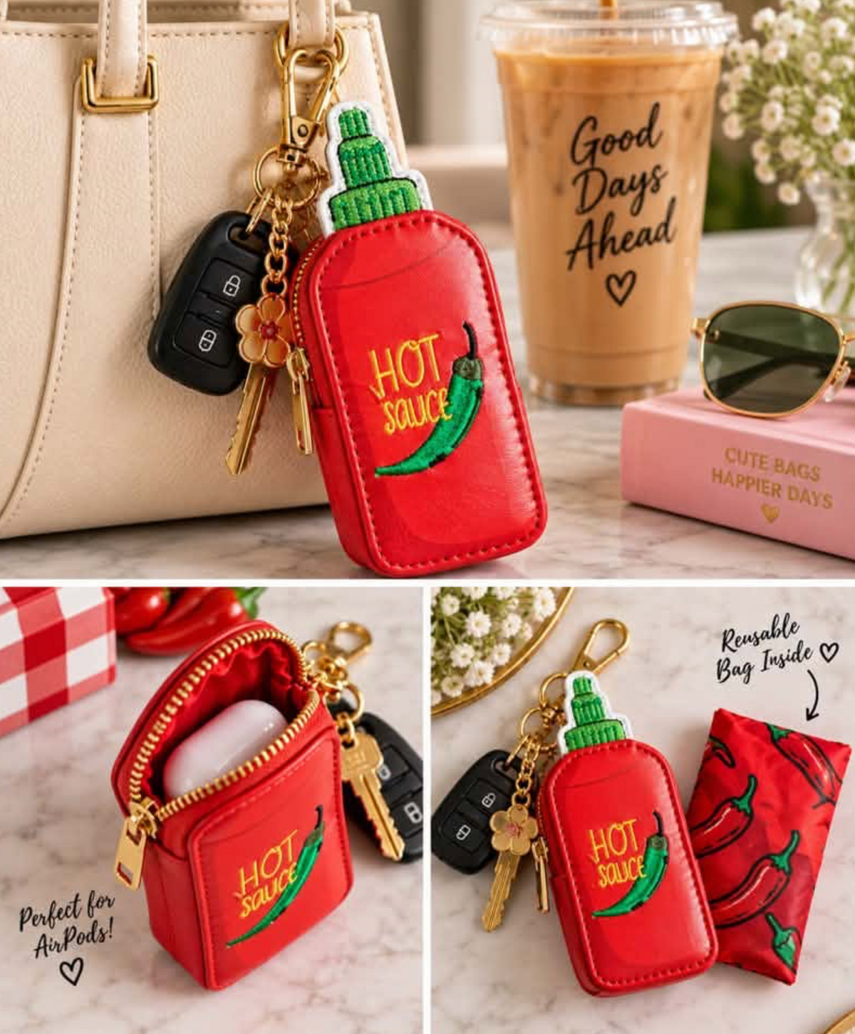 🌶️ The Hot Stuff Bag Charm & Bag