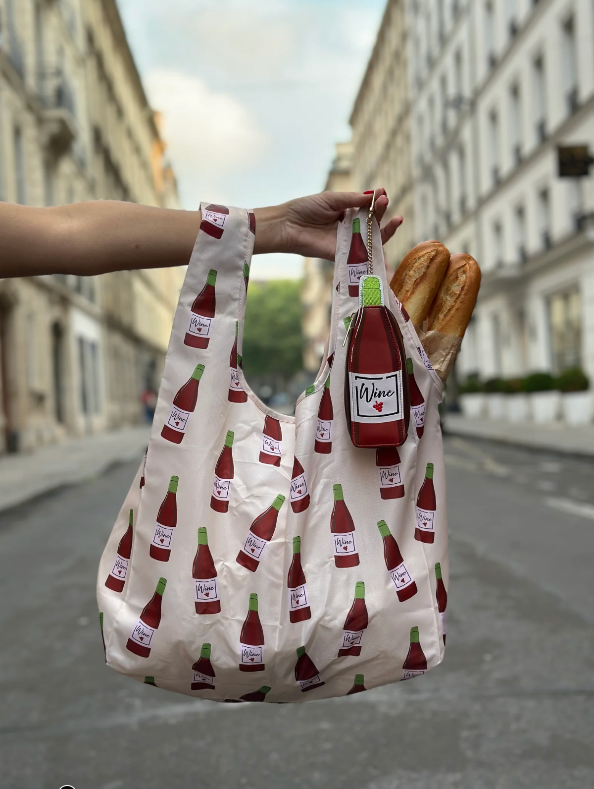 The Wine O’Clock Bag Charm & Bag