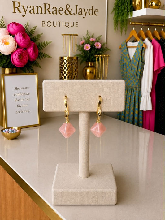 Rosé Romance Earrings