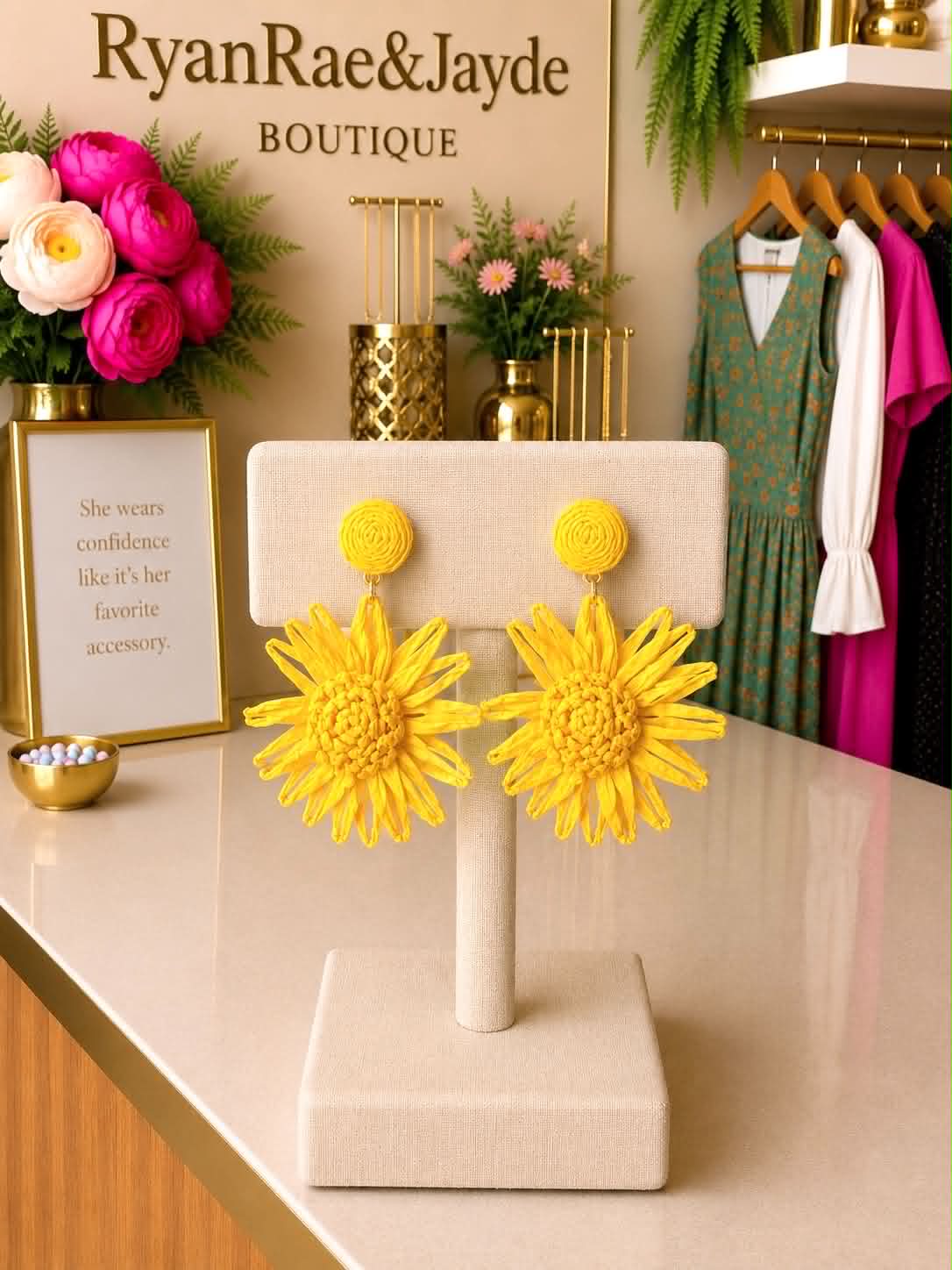Yellow Daisy Dreams Earrings
