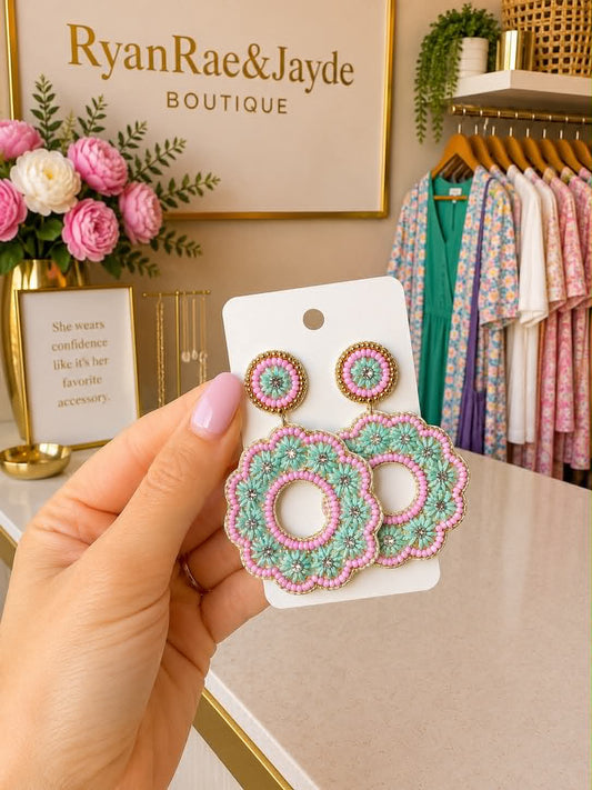 Pastel Garden Statement Drops