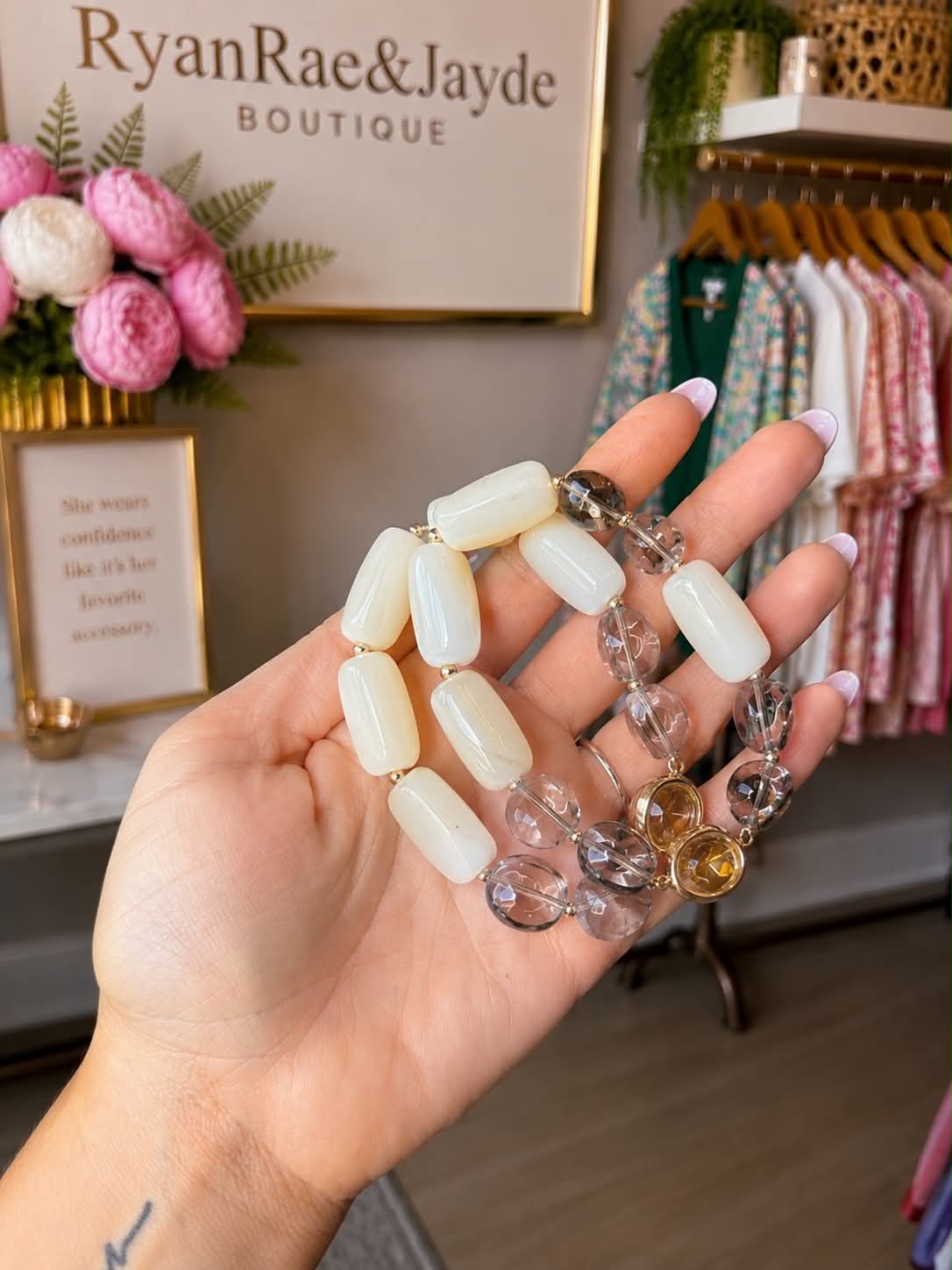 Moonstone Muse Bracelet Stack