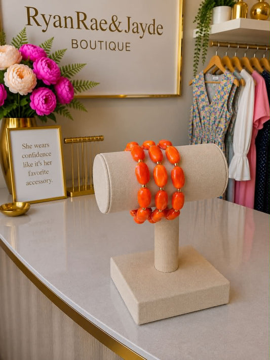 Sunset Macaron Bracelet Set