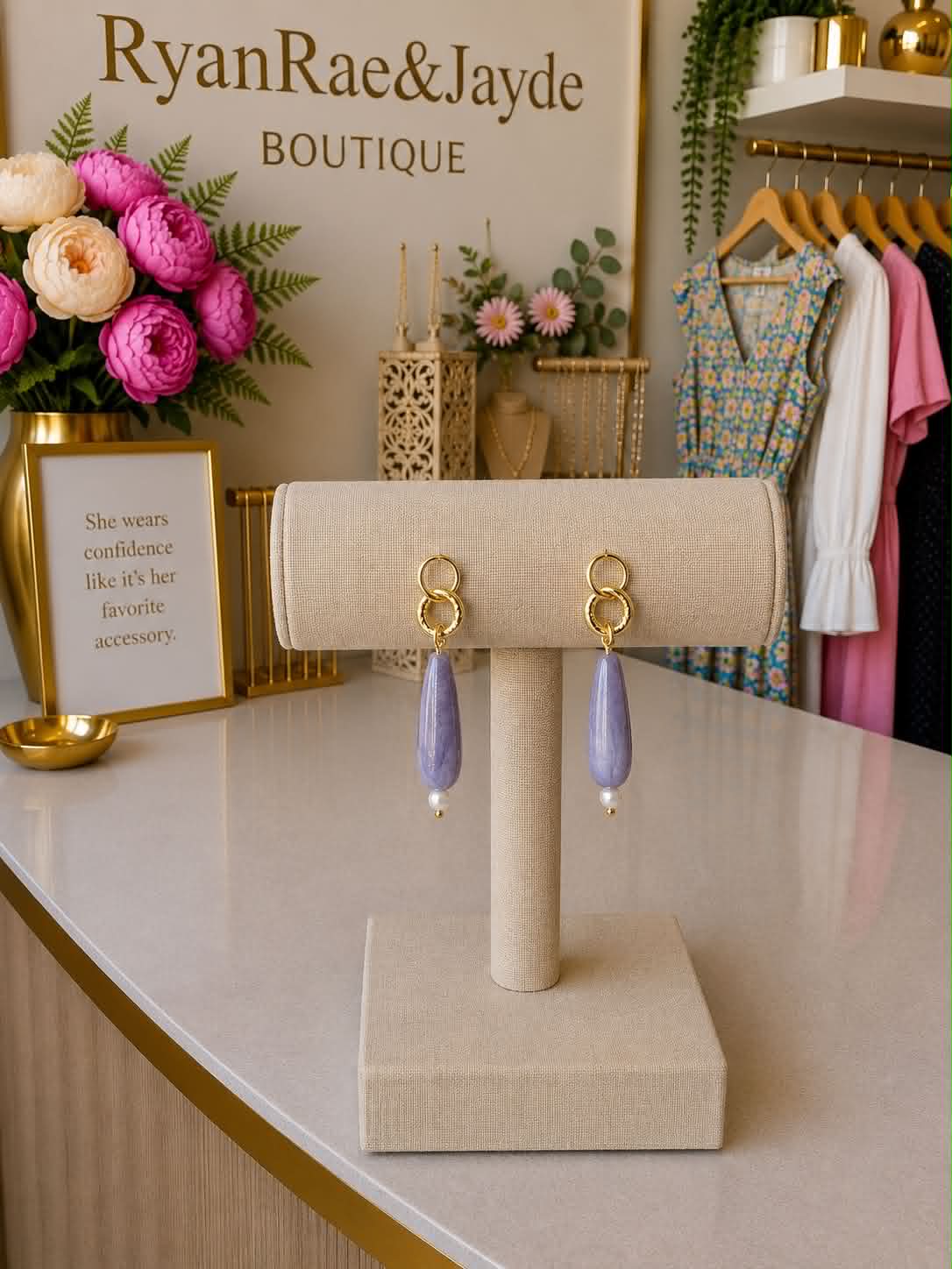 Malibu Purple Earrings