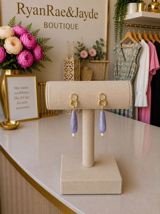 Malibu Purple Earrings
