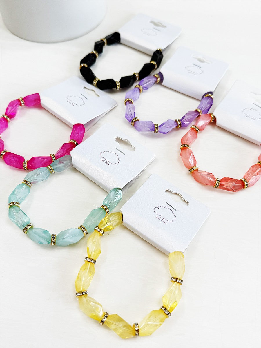 Soft Shades Of Stretch Bracelets