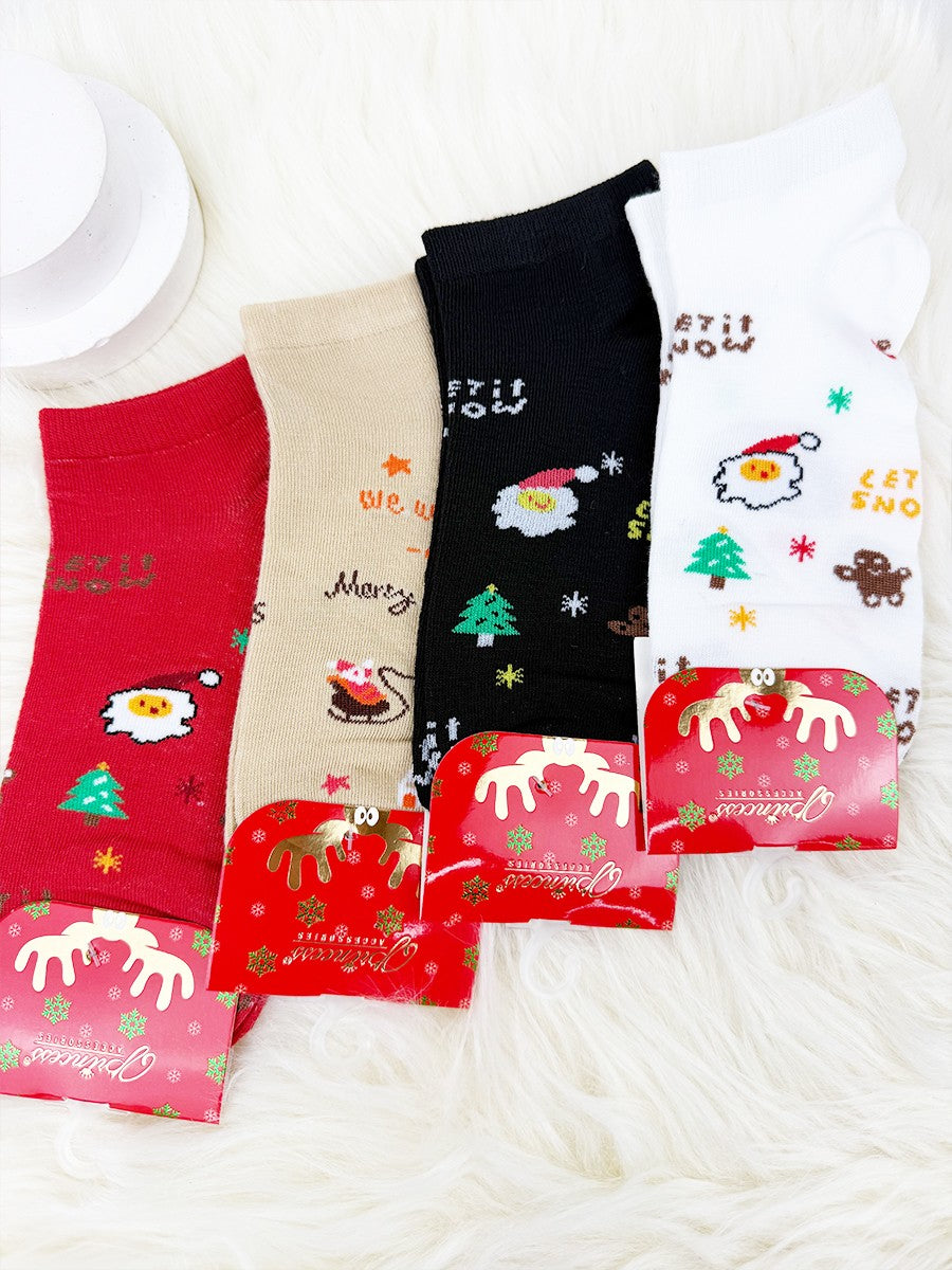 Christmas Theme Ankle Socks