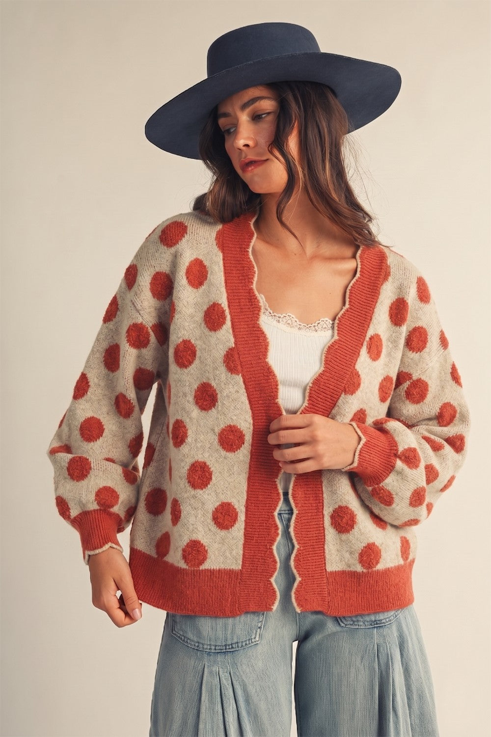The Harvest Dot Cardigan