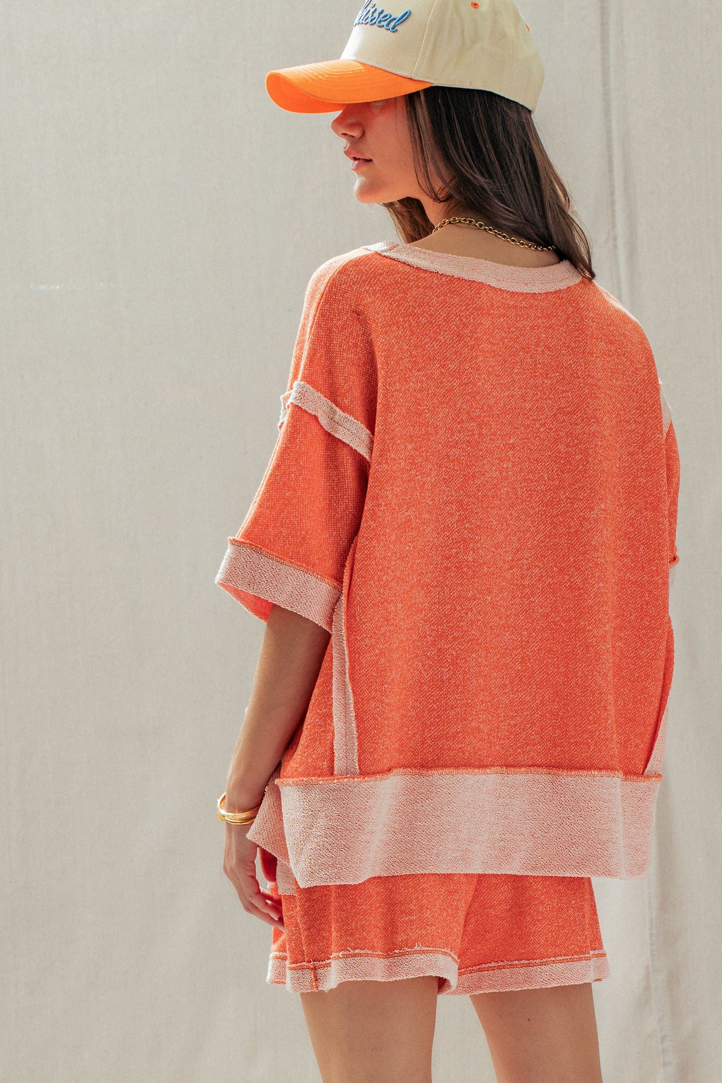 Relaxed Terry Tee & Shorts Set