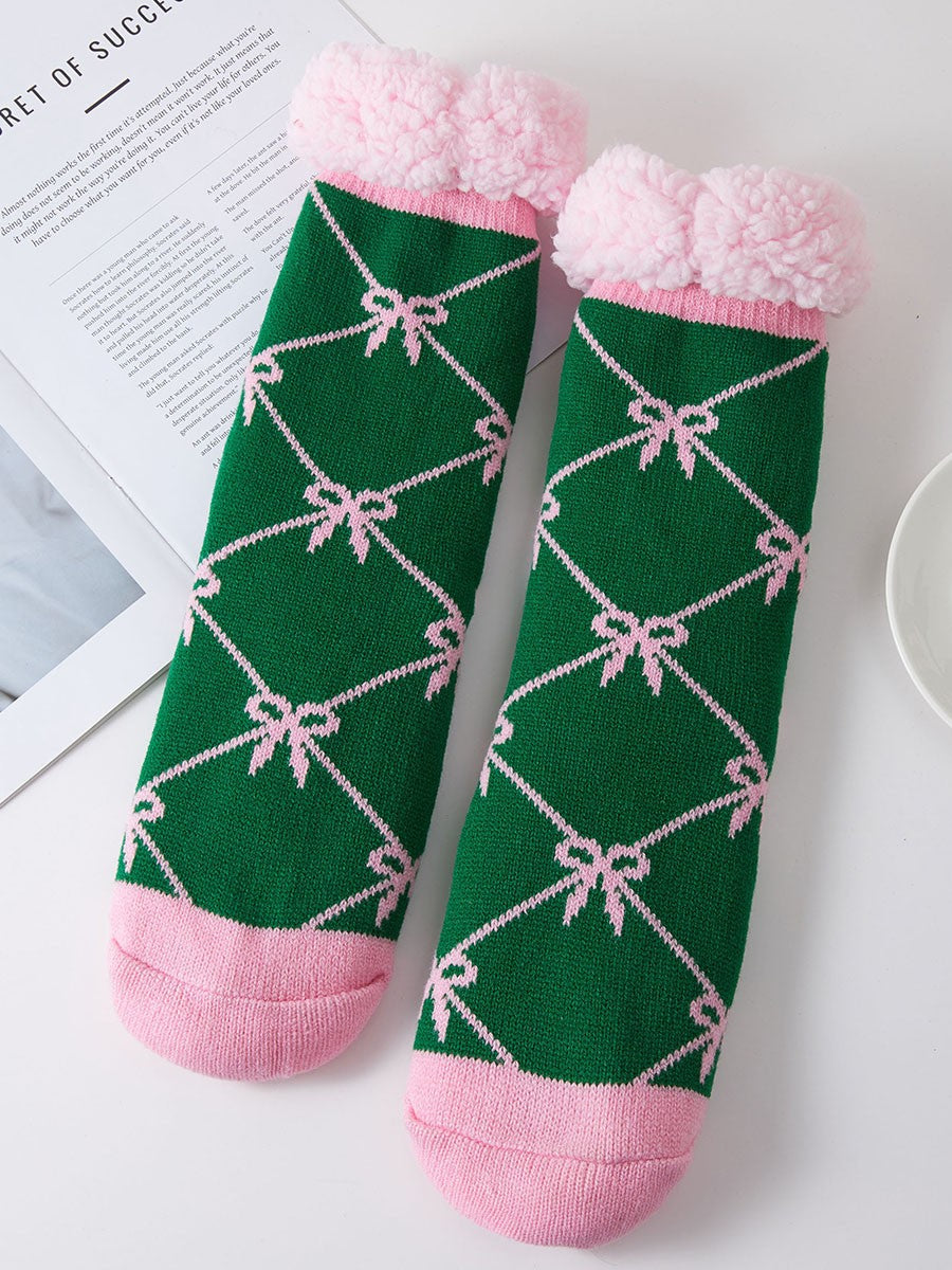 The Pink Christmas Club Cozy Socks