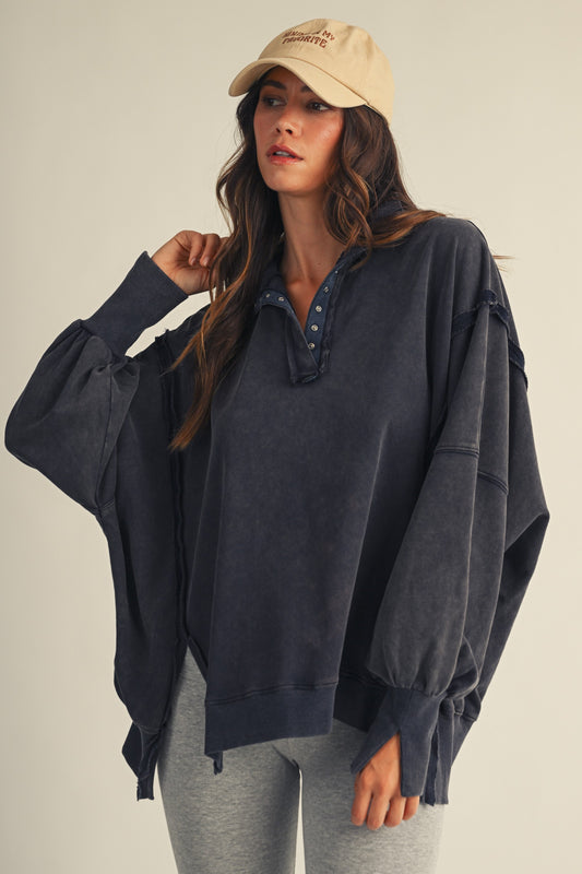 The Fireside Henley Pullover
