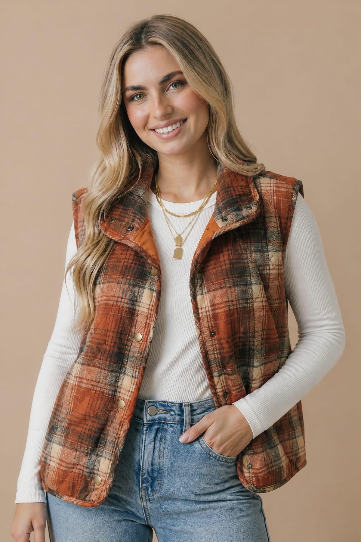 The Fireside Plaid Vest